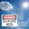 Signmission Sulfuric Acid Danger Sign, Vinyl Decal, 14in W x 10in L, 2PK OS-2PACK-DS-D-1014-L-19474 - alternate 5